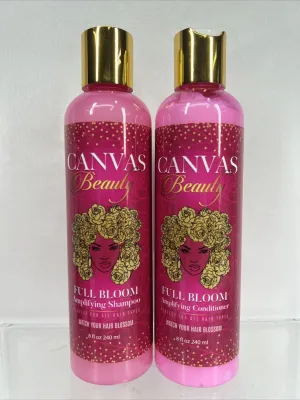 (2) Canvas Beauty FULL BLOOM Amplifying Conditioner Watch Ur Hair Blossom 8oz