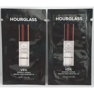 2 x hourglass 1ml veil mineral primer spf 15