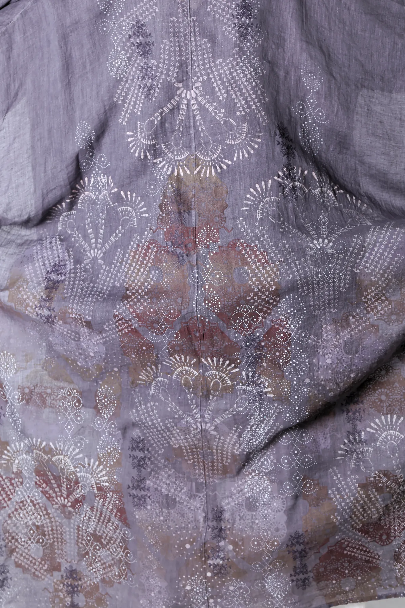5267 Long Kimono Duster-Smoky Amethyst-P