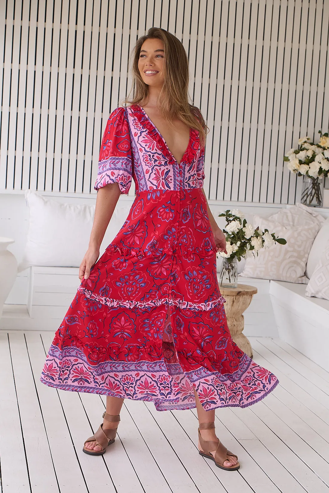 Alina Maxi Dress -  Florian