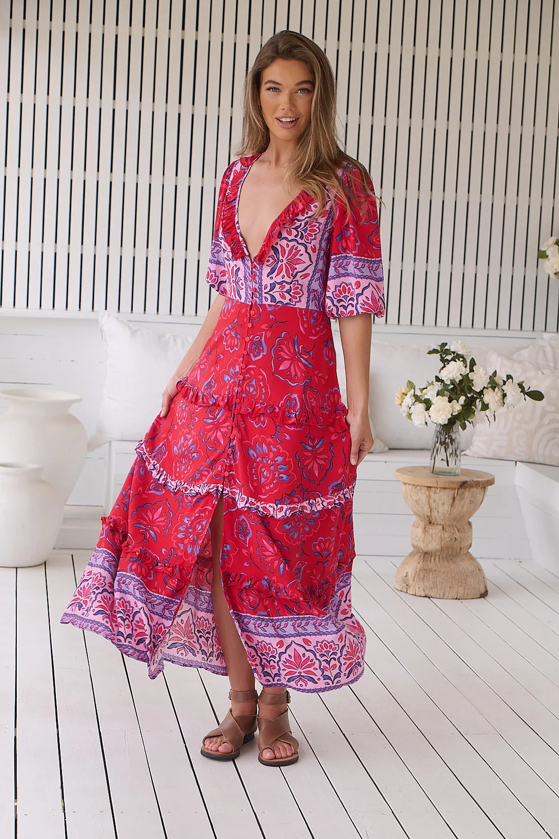 Alina Maxi Dress -  Florian