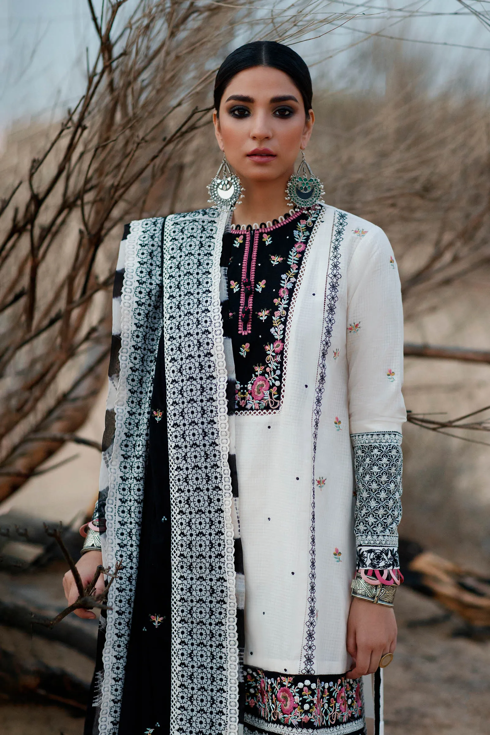 AVIZEH (ZL22-15 B) | Zaha Summer Lawn Collection 2022 | Unstitched Embroidered Lawn Suits