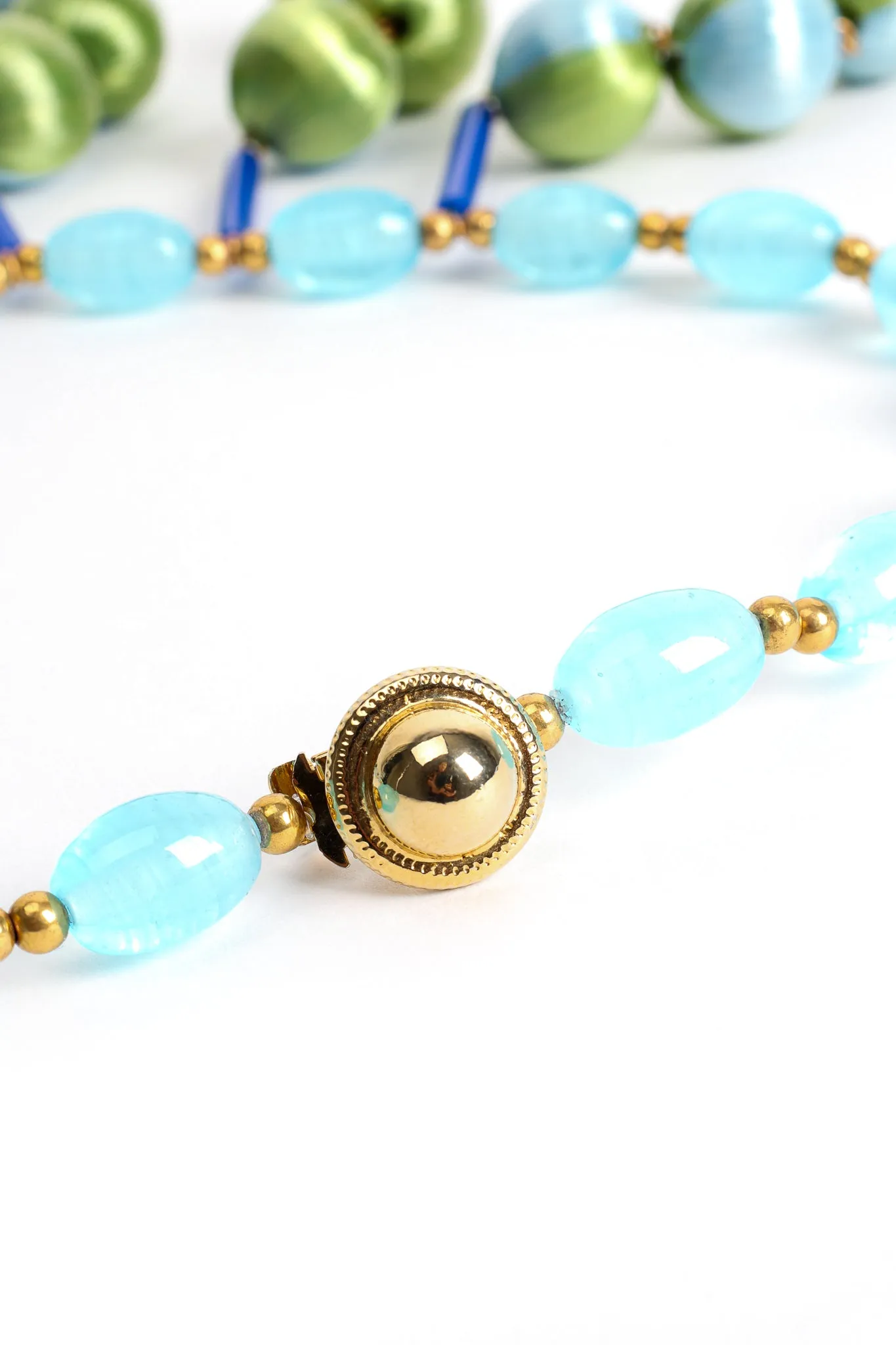 Ball & Bead Waterfall Bib Necklace
