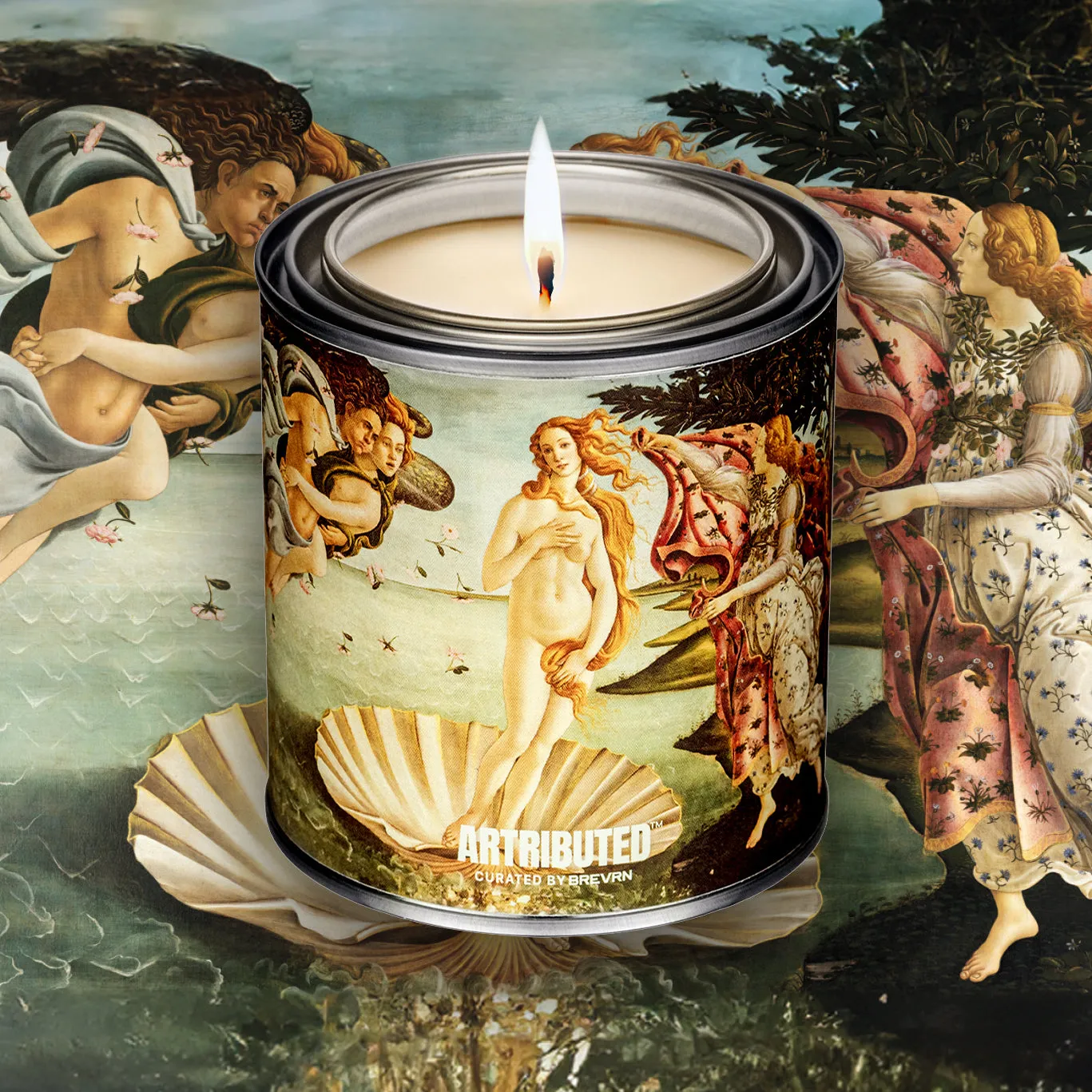 Botticelli The Birth of Venus Candle