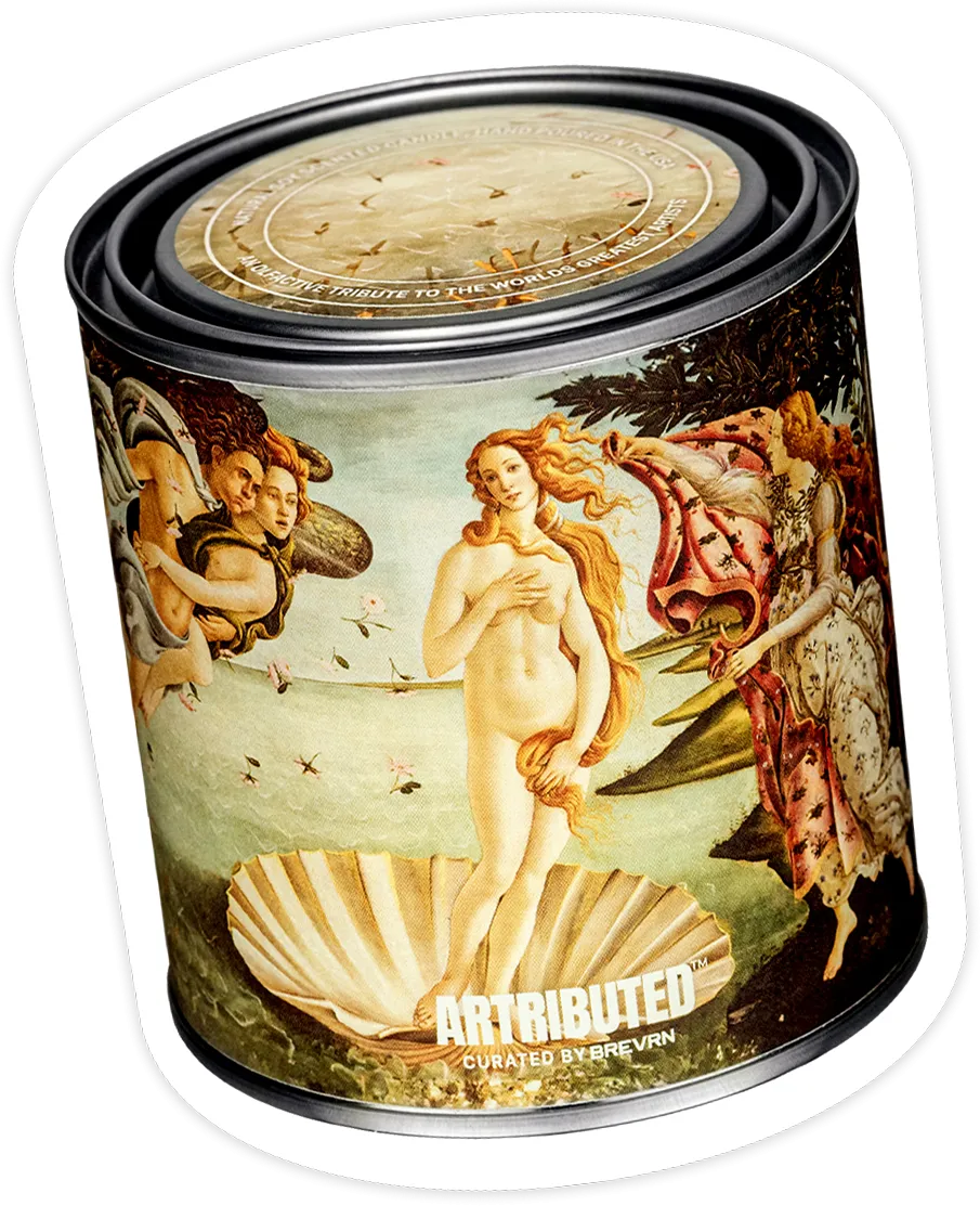 Botticelli The Birth of Venus Candle