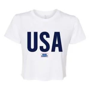 Bud Light Summer USA Women’s Crop T-Shirt