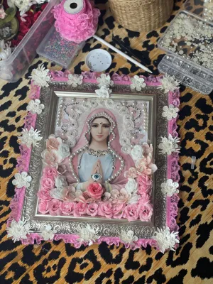 CANVAS/ frame Our Lady of Medjugorje