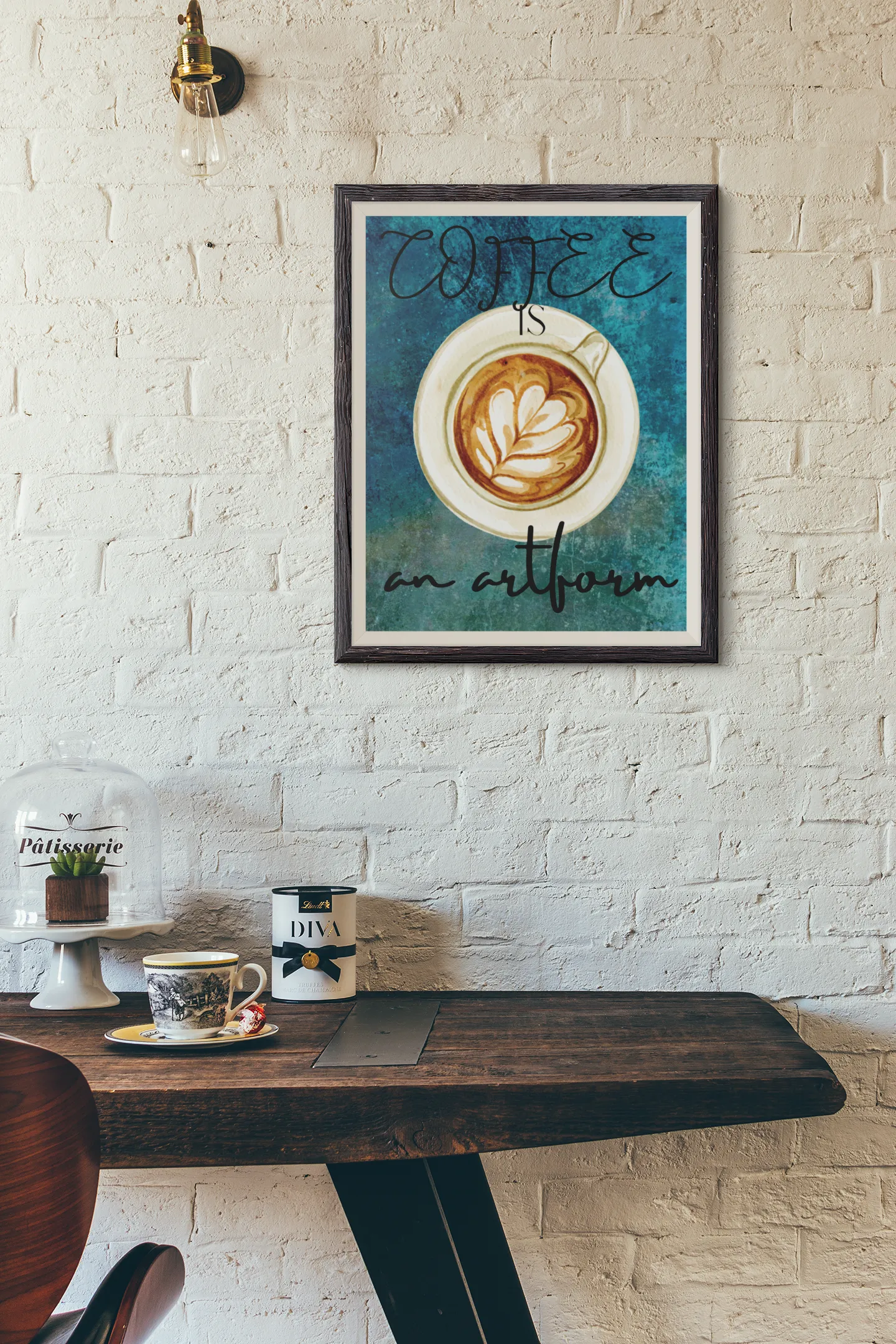 Canvas Print-Coffee is an Artform