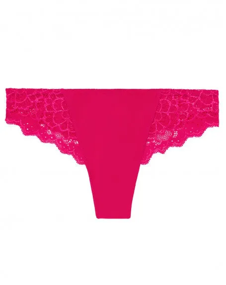 Caresse Tanga In Teaberry Pink - Simone Perele