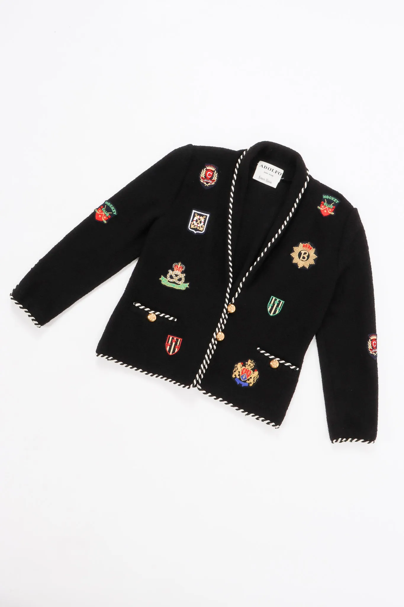 Collegiate Crest Appliqué Jacket