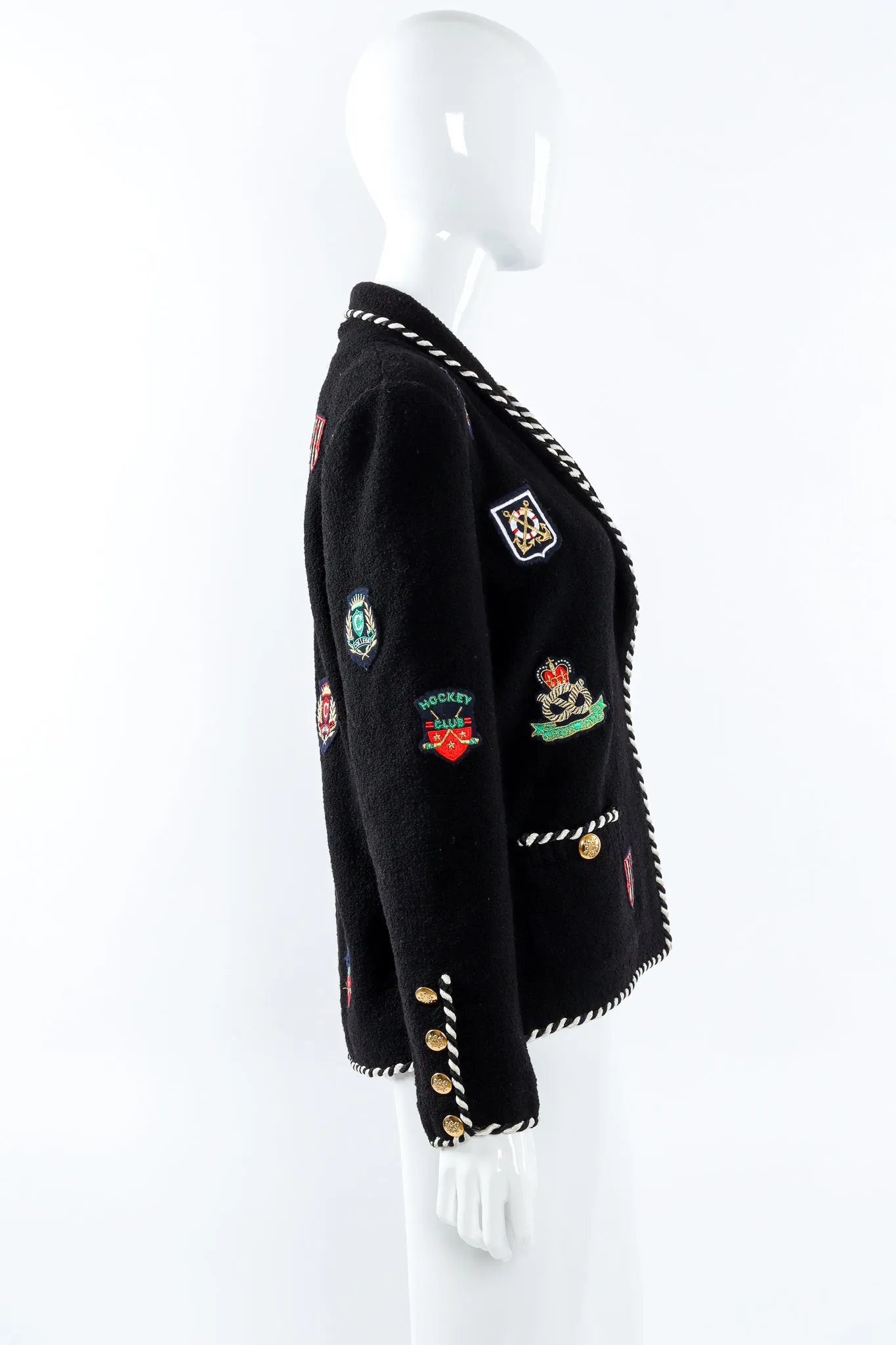 Collegiate Crest Appliqué Jacket