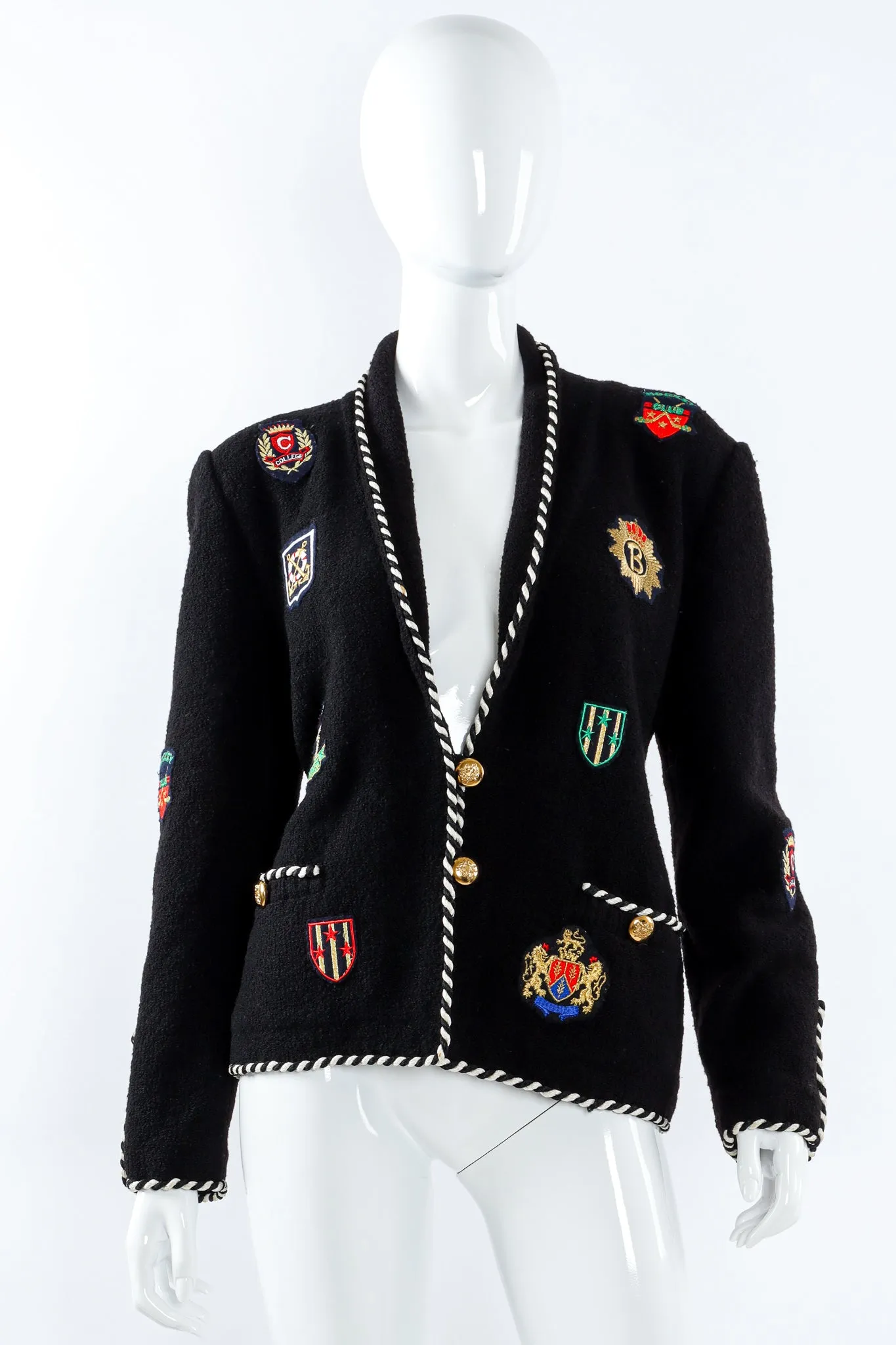 Collegiate Crest Appliqué Jacket