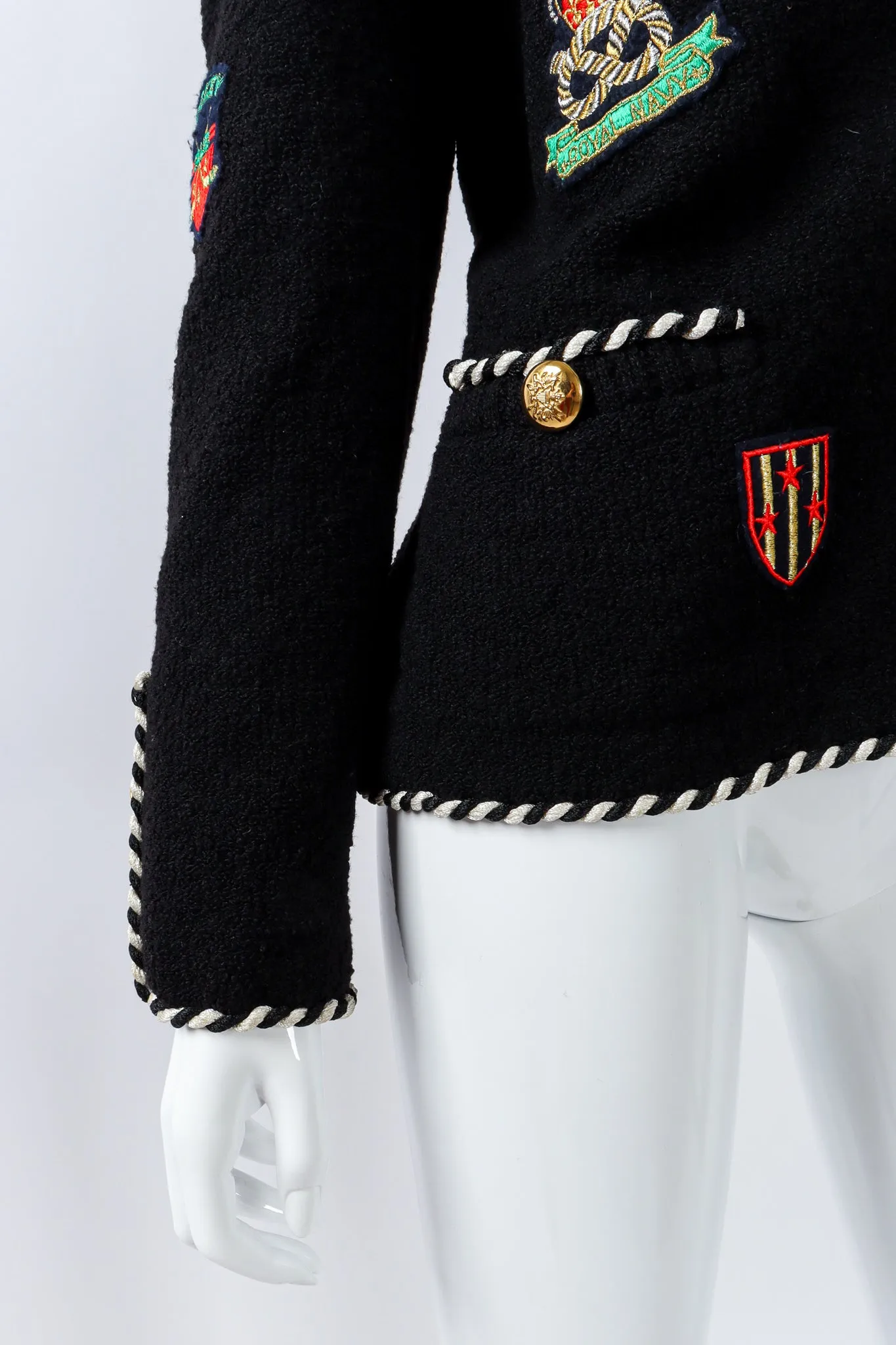 Collegiate Crest Appliqué Jacket