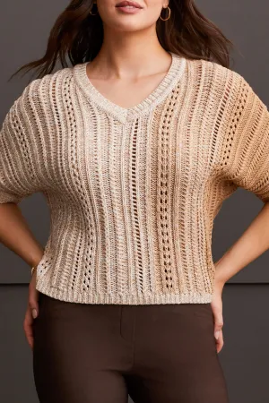 Dolman Elbow Sleeve Sweater