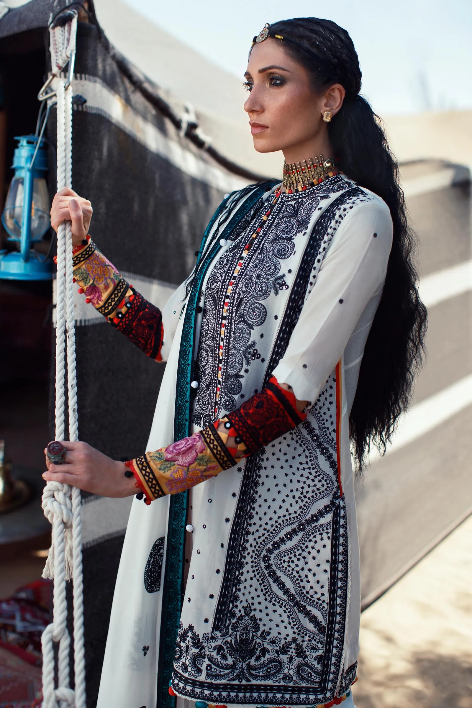 EL22-05 A (REEM)  | Elan Lawn 2022 | Unstitched Embroidered Lawn Suit