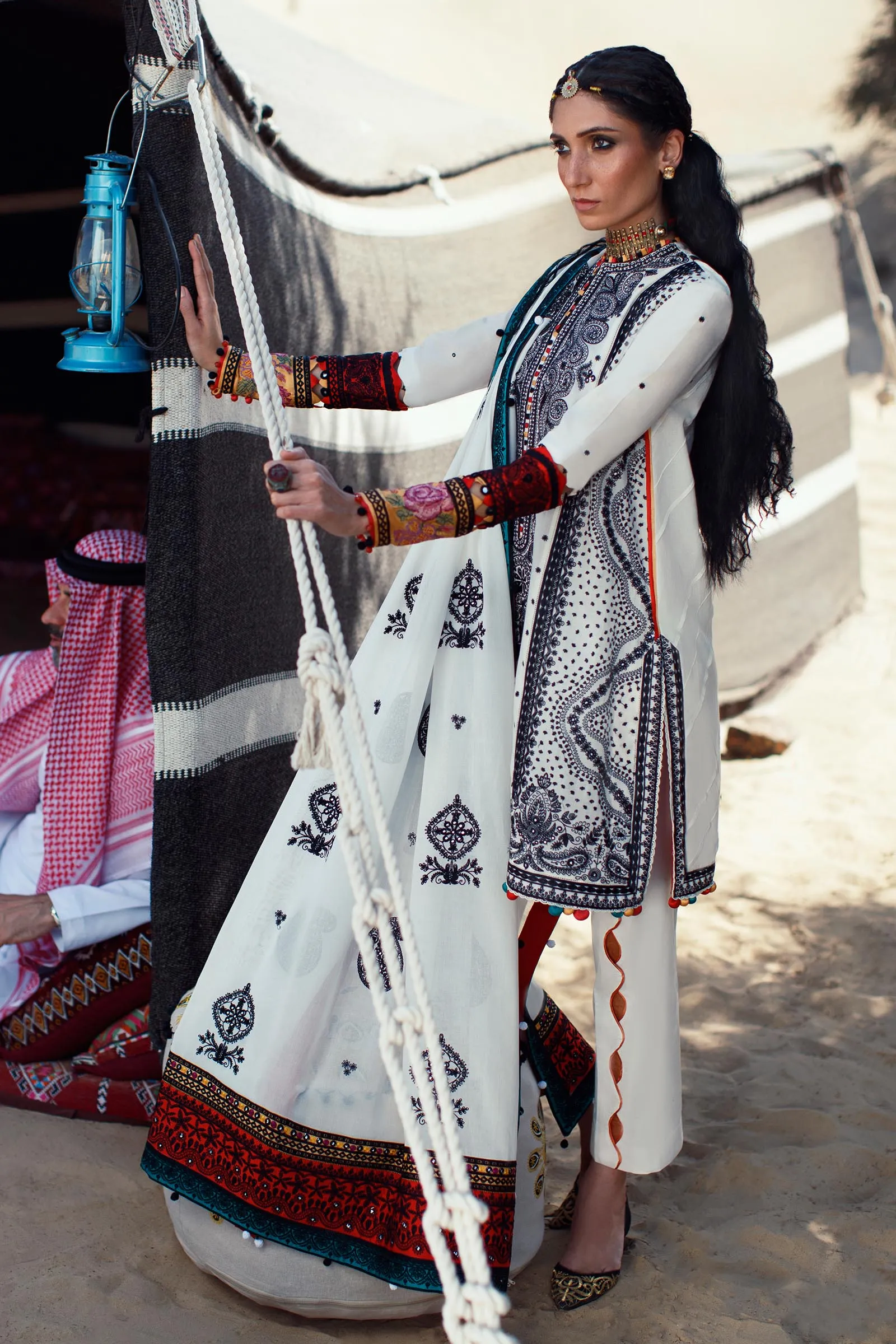 EL22-05 A (REEM)  | Elan Lawn 2022 | Unstitched Embroidered Lawn Suit