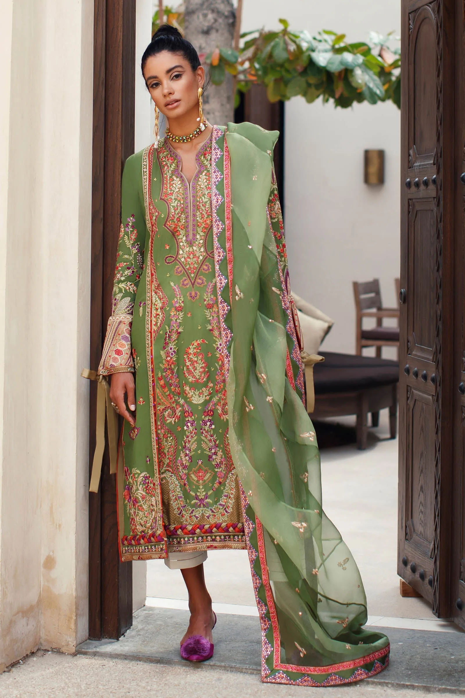 EL22-06 A (ELNAZ)  | Elan Lawn 2022 | Unstitched Embroidered Lawn Suit