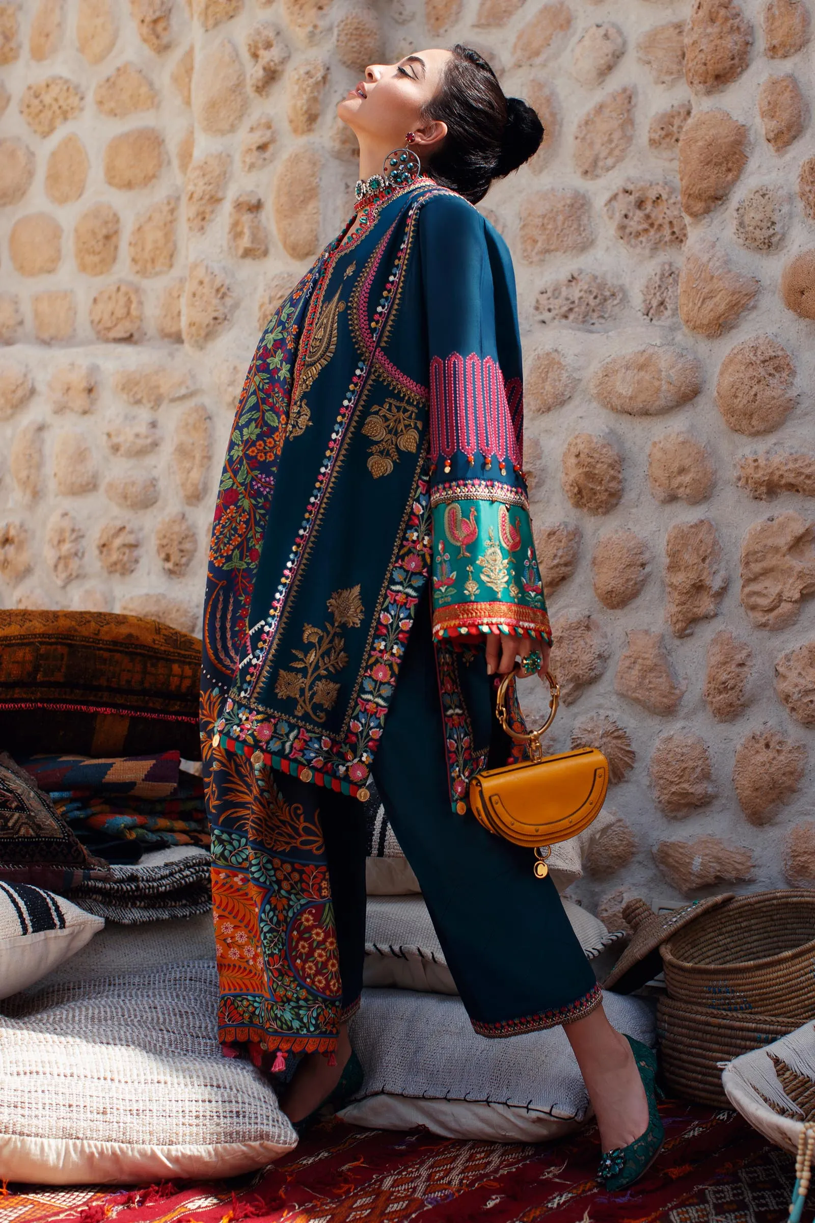 EL22-08 B (RIYA)  | Elan Lawn 2022 | Unstitched Embroidered Lawn Suit