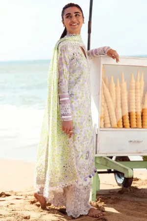 ELA (ZL23-03 A) | Zaha Lawn Collection 2023 | Embroidered Unstitched Lawn Suits