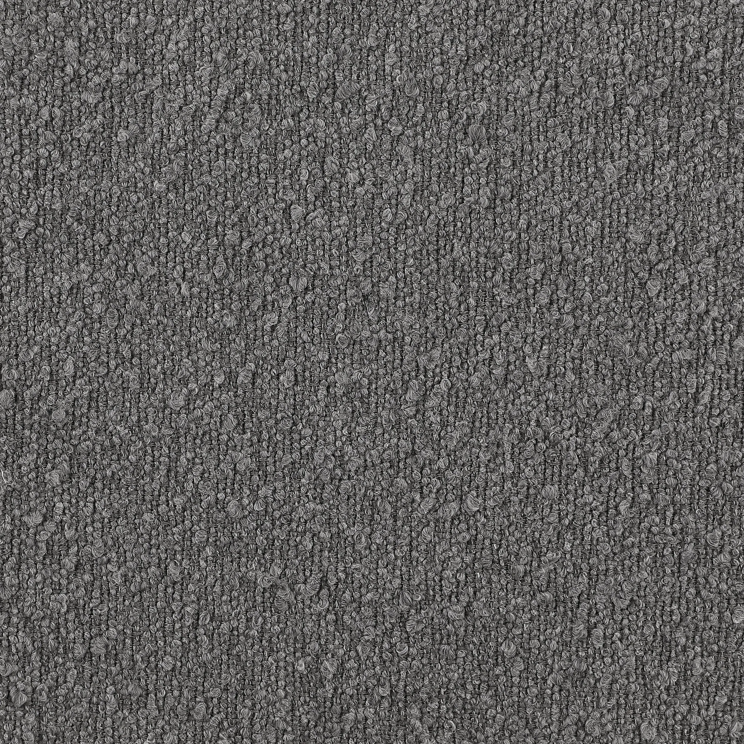 Eudora Boucle Upholstered Dining Arm Chair Grey (Set of 2)