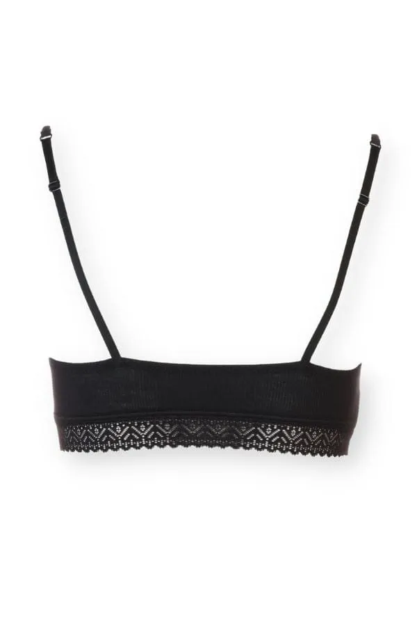 Eugenie Bralette - Black