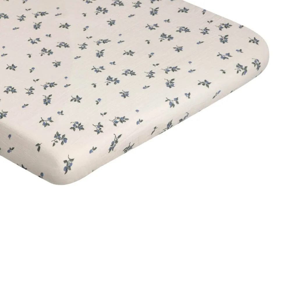 Garbo & Friends Blueberry Cot Fitted Sheet