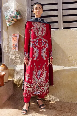 GIZEM (ZL23-05 A) | Zaha Lawn Collection 2023 | Embroidered Unstitched Lawn Suits