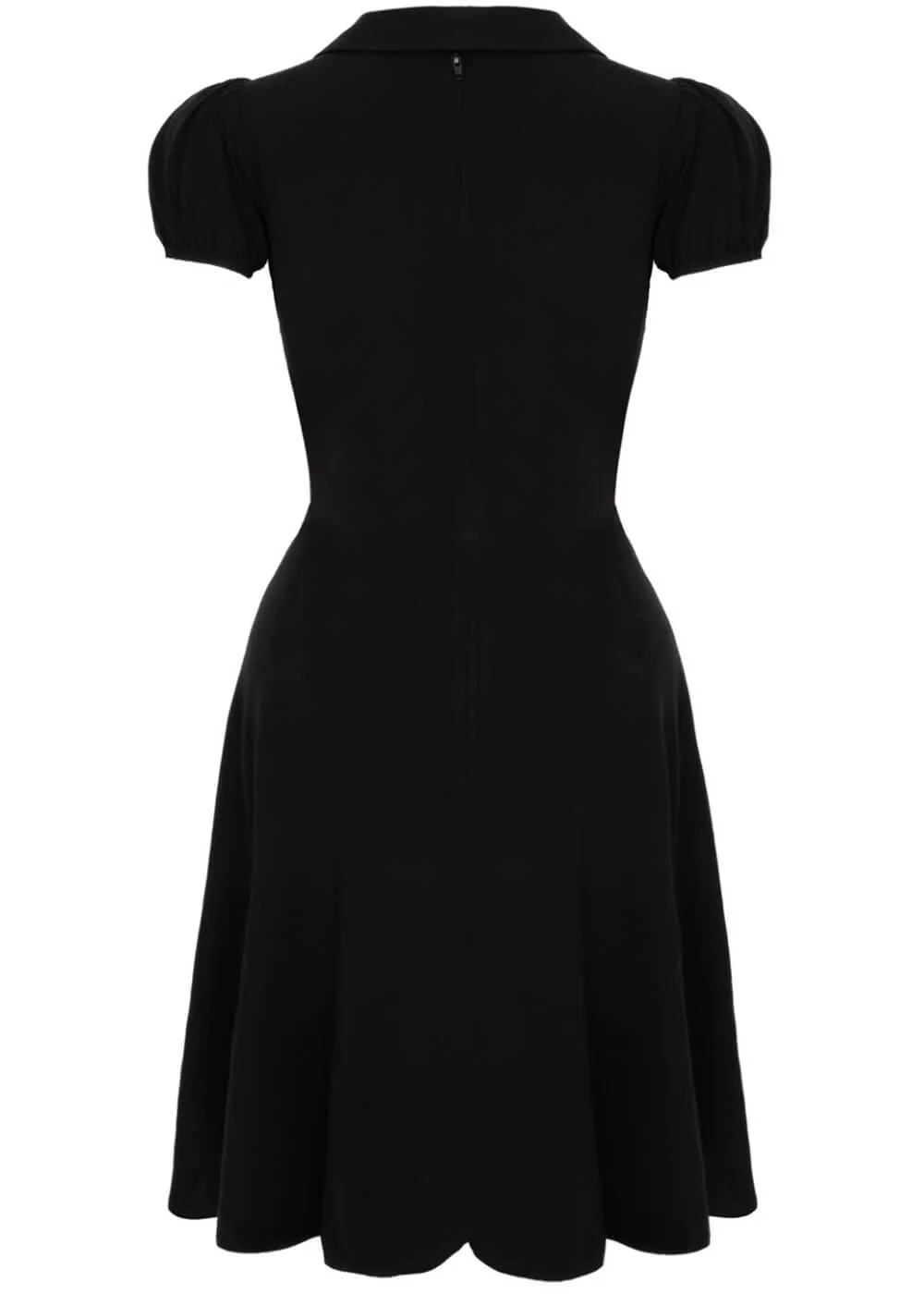 Hell Bunny Not Into You Hellcat 40's Dress Black