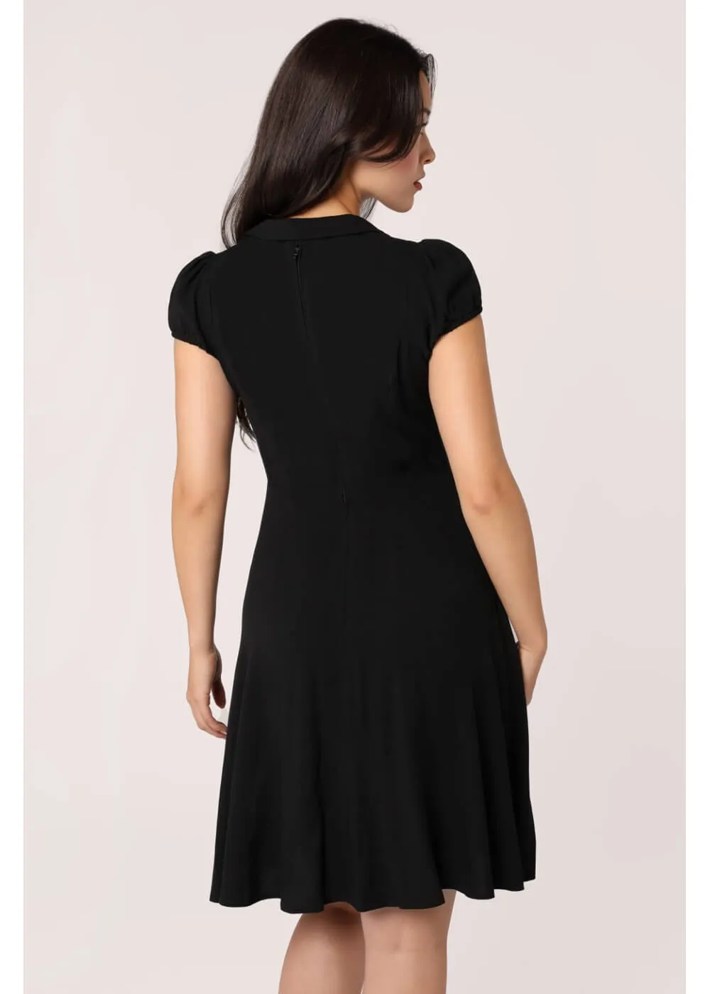 Hell Bunny Not Into You Hellcat 40's Dress Black