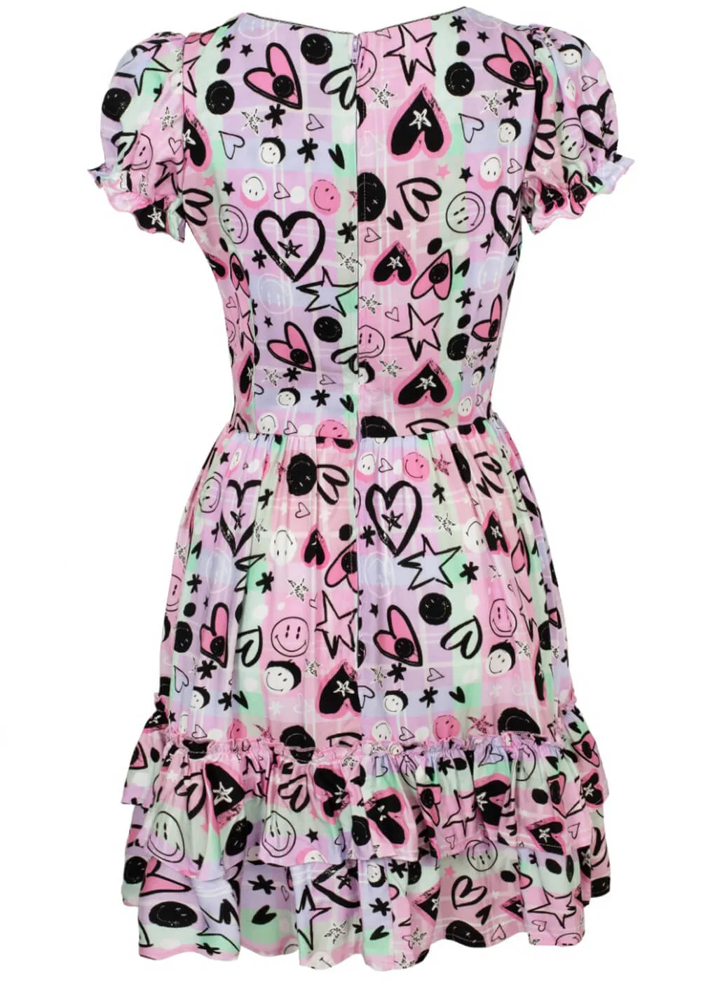 Hell Bunny x Smiley Robbie Dress Multi 