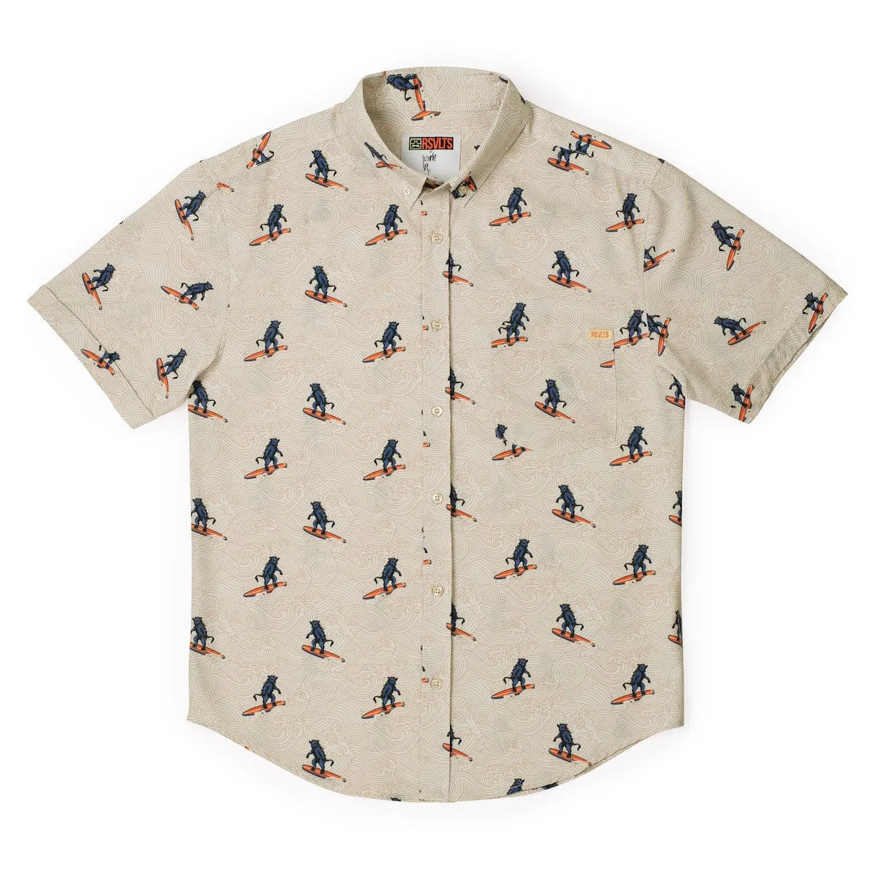 Justin Warner "Surf ‘n’ Turf" – KUNUFLEX Short Sleeve Shirt