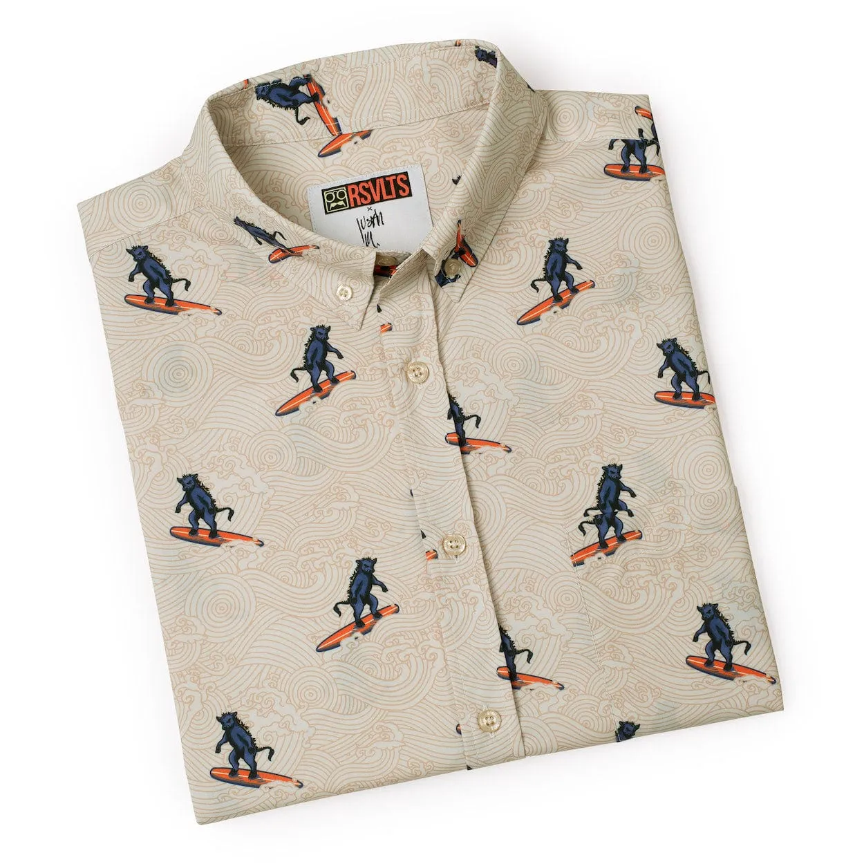 Justin Warner "Surf ‘n’ Turf" – KUNUFLEX Short Sleeve Shirt