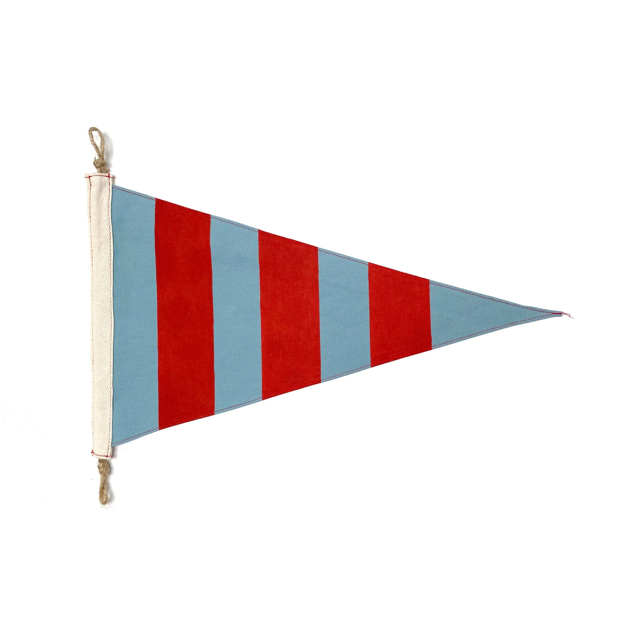 Light Blue and Red Stripe Flag
