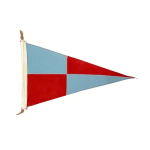 Light Blue Check Flag