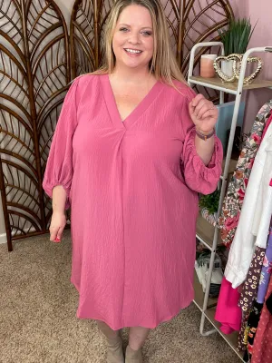 Like a Lady Dress - Deep Blush