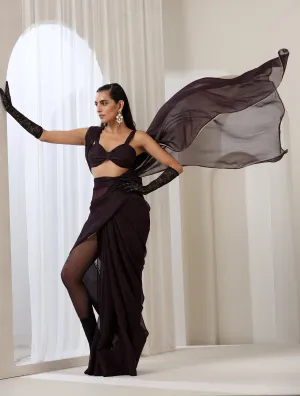 Lincoln Park Kota Saree with Lace and Blouse Fabric