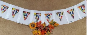 LL-BUN-1101 THANKFUL Garland - 8 Individual Canvases
