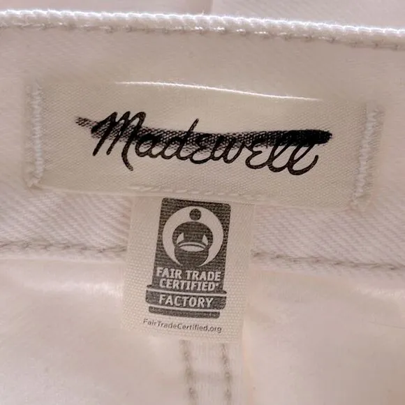 Madewell NWT Petite Low-Slung Straight Jeans Size 27P in Vintage Canvas