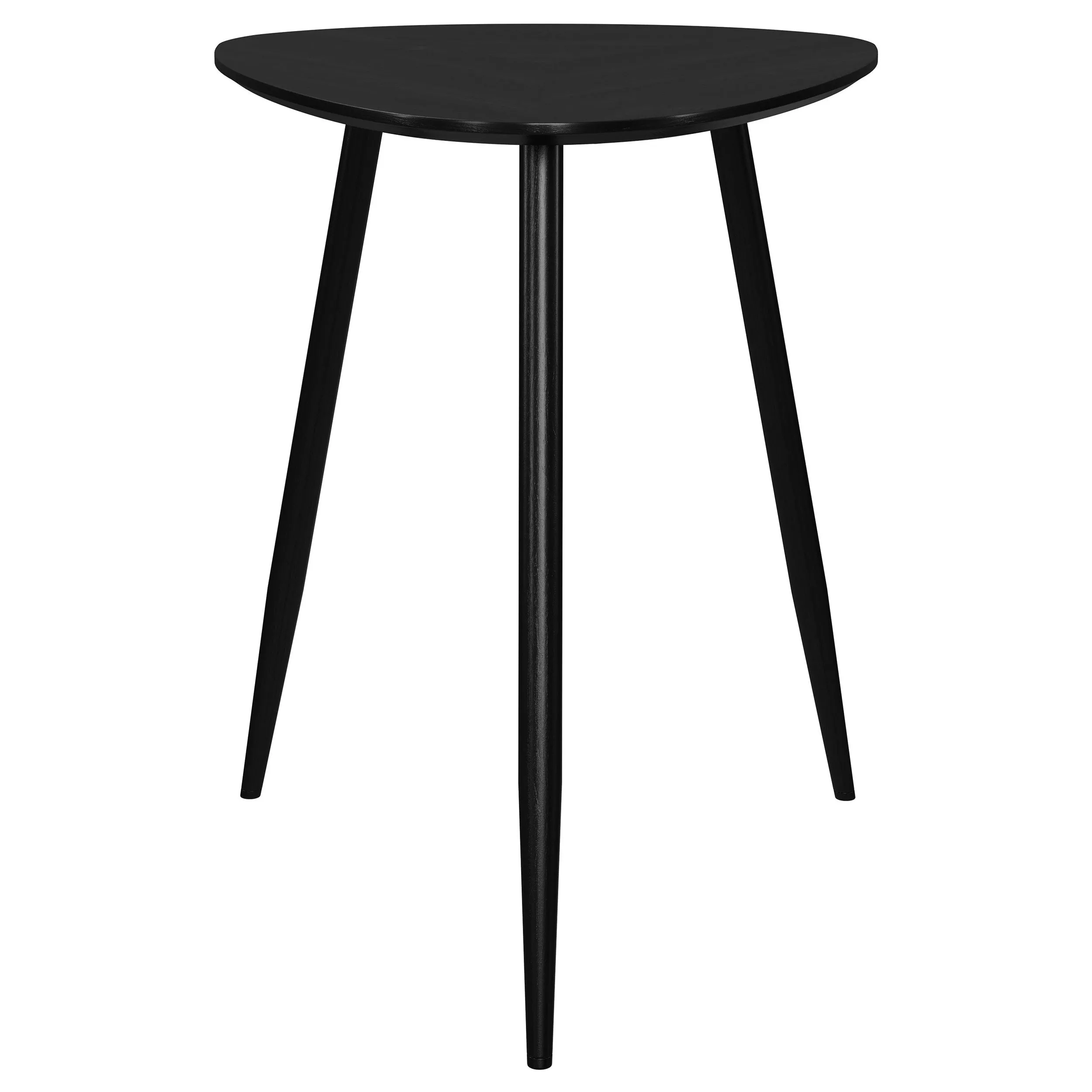 Odessa 3-piece Triangular Coffee and End Table Set Black