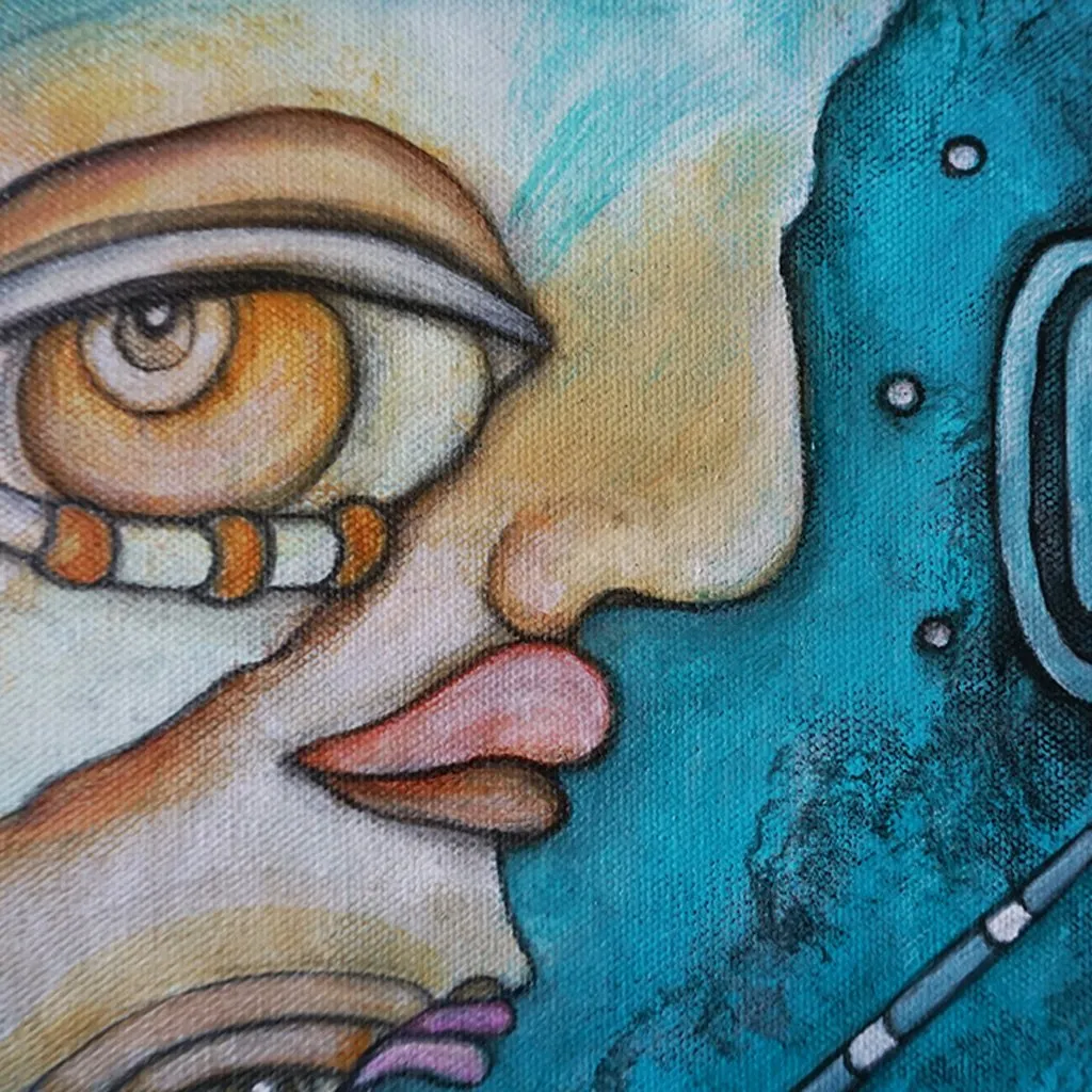 Original Canvas Art 'Hold On'