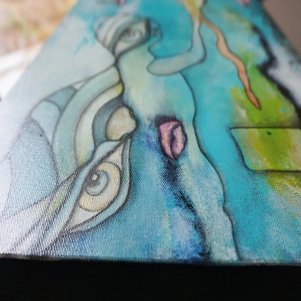 Original Canvas Art 'Hold On'