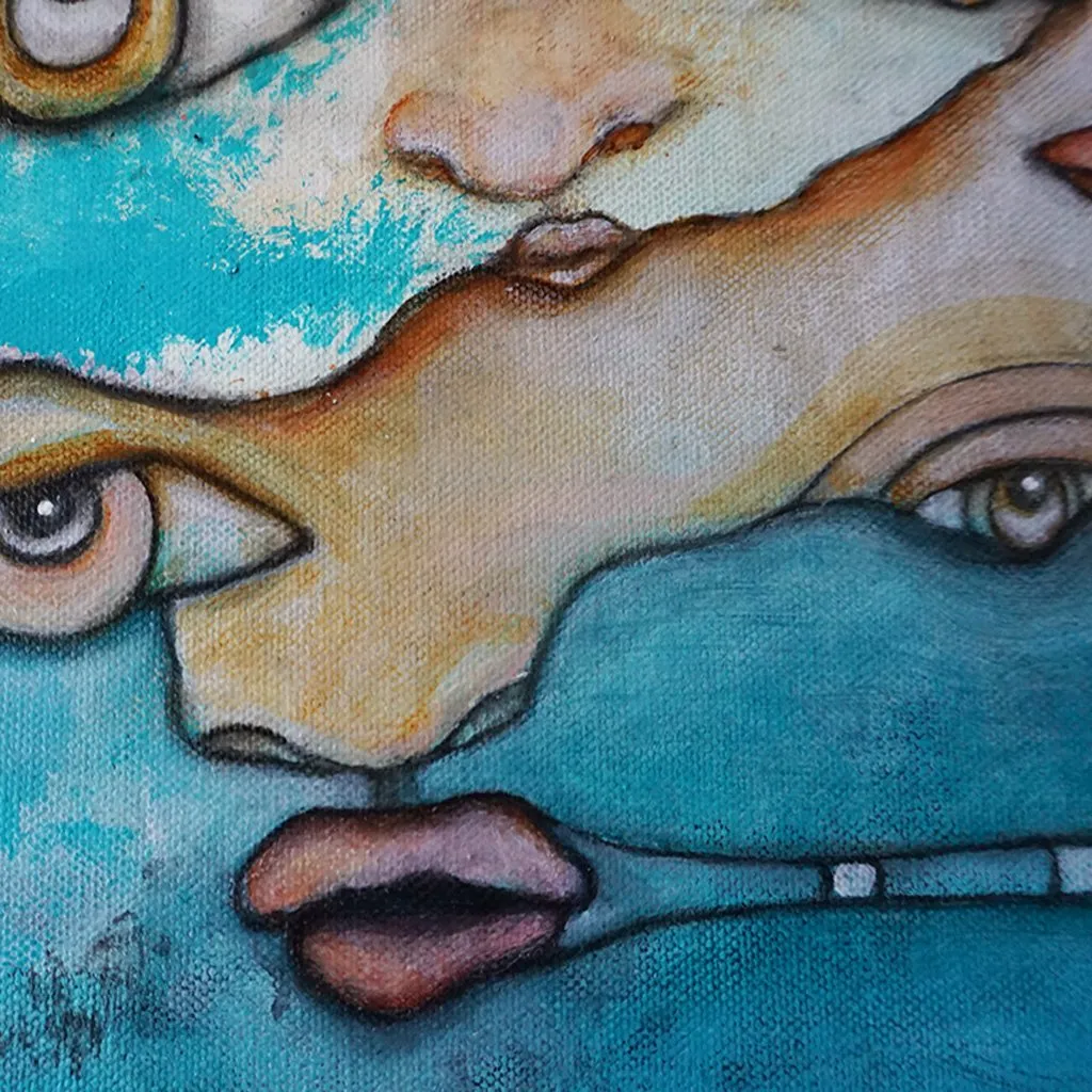 Original Canvas Art 'Hold On'