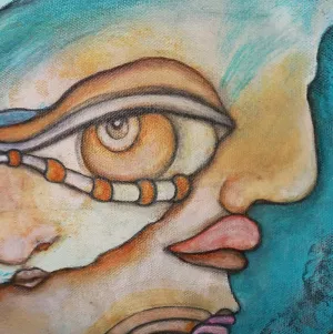 Original Canvas Art 'Hold On'