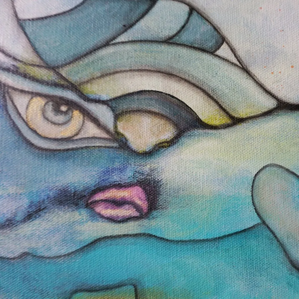 Original Canvas Art 'Hold On'