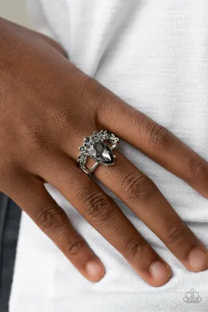 Paparazzi If The Crown Fits Ring Silver