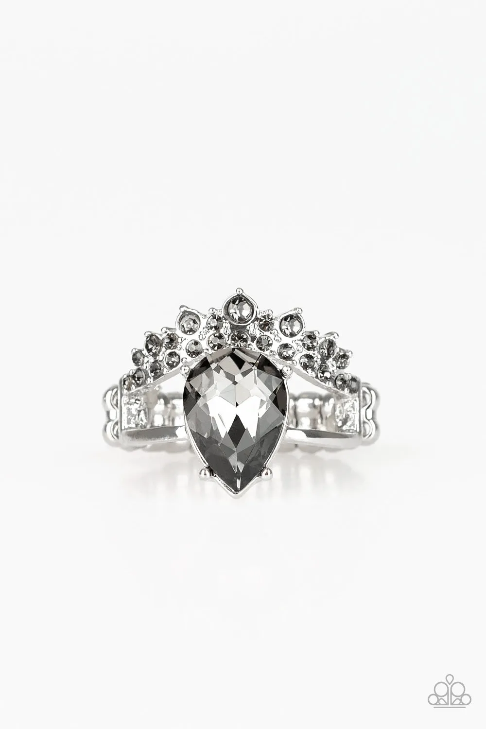 Paparazzi If The Crown Fits Ring Silver