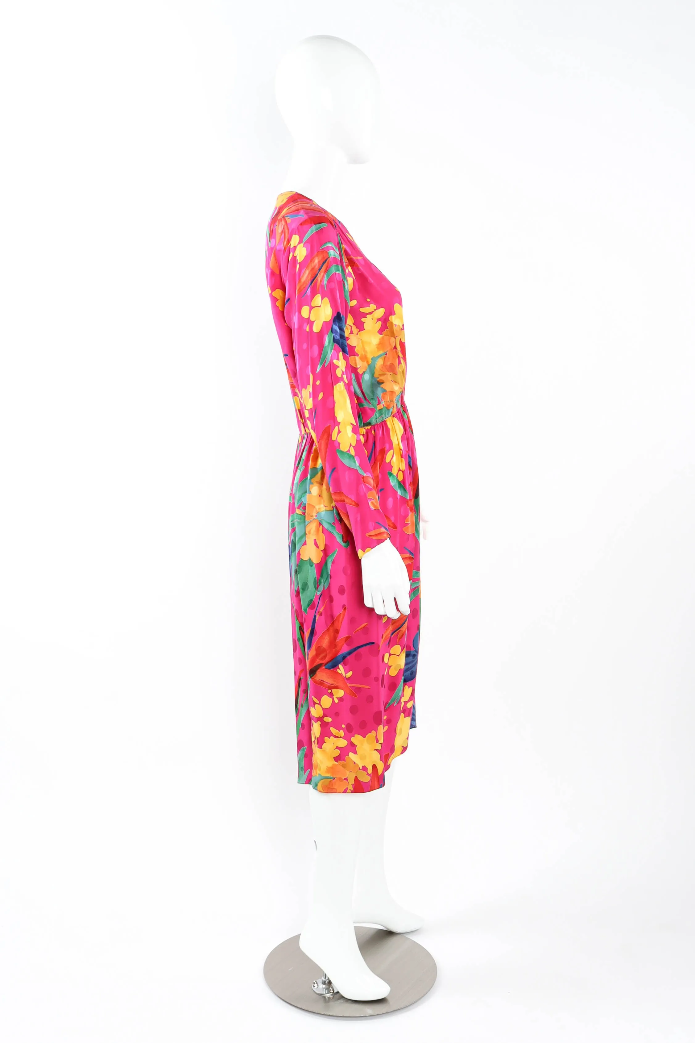 Pleasant Floral Wrap Dress