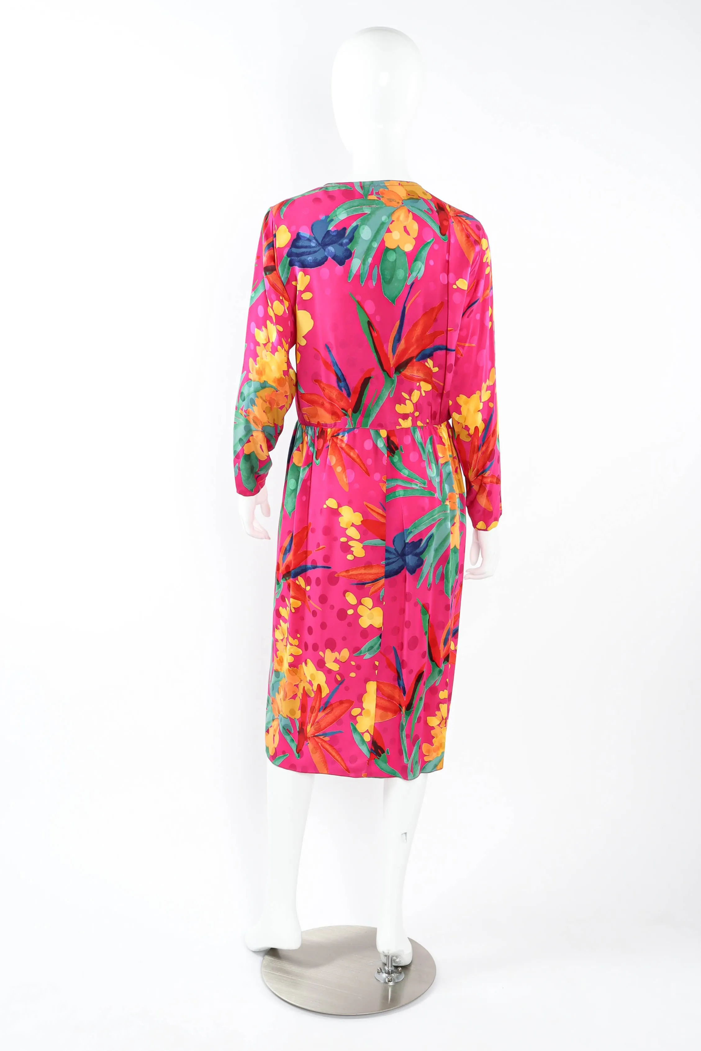 Pleasant Floral Wrap Dress