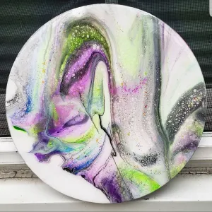 "free" 10" Canvas w/Irridescent Glitter
