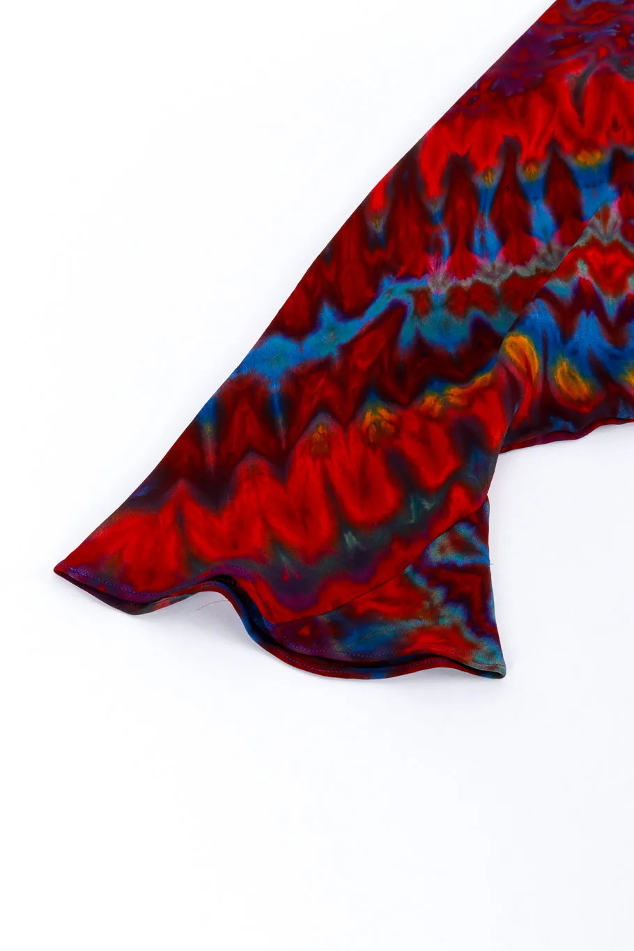 Rainbow Shibori Dolman Tunic Dress